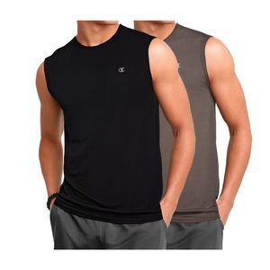 NEW Champion Big and Tall Sleeveless Shirt for Men - 2 Pack Performance Muscle S